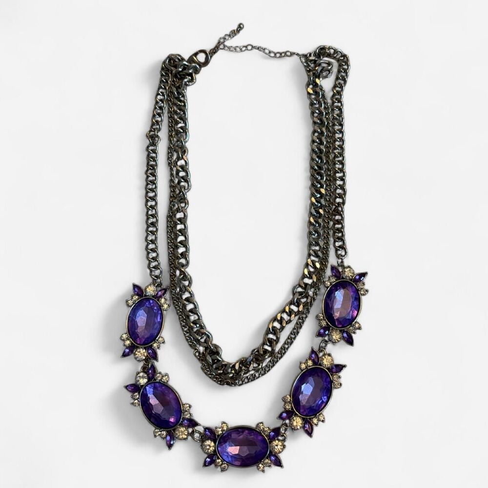 Unbranded Women's Purple and Silver Jewellery